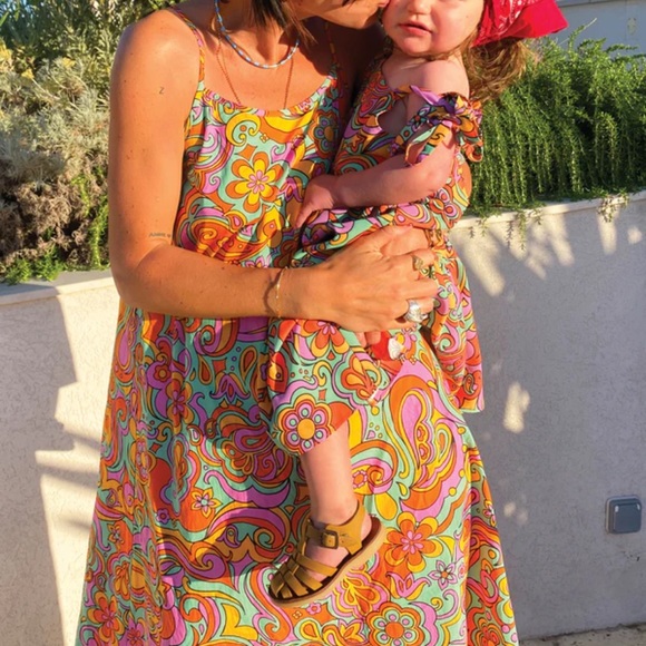 NWOT - NEVER FULLY DRESSED NFD MAXI TANK DRESS GROOVY PSYCHEDELIC PATTERN - Picture 8 of 14